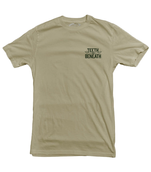 Teeth From Beneath Unisex  Olive T-Shirt