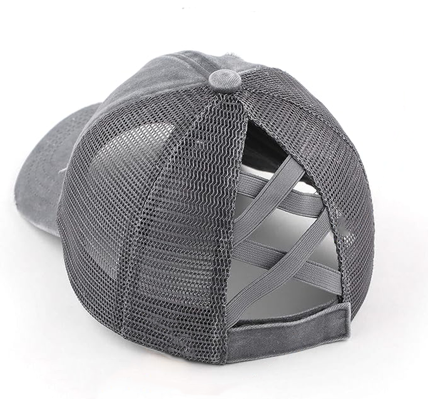 Jeep Wave Criss-Cross Ponytail Baseball Hat