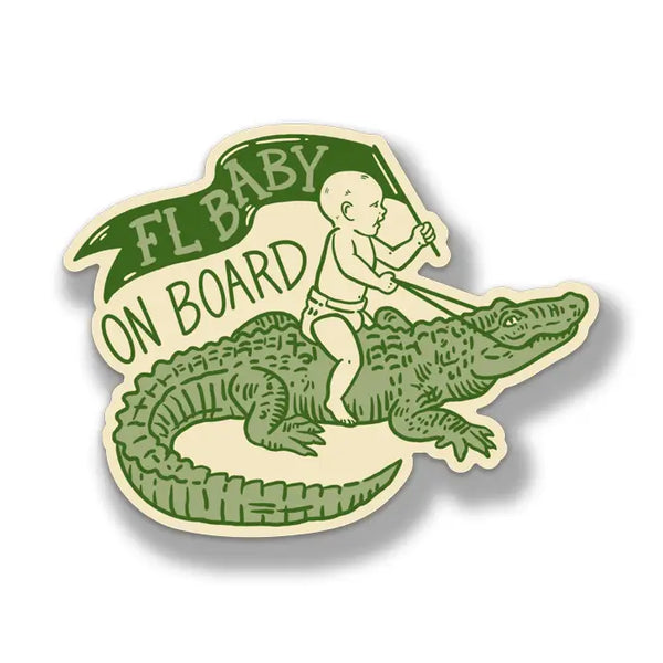 Florida Baby on Board Magnet / Sticker