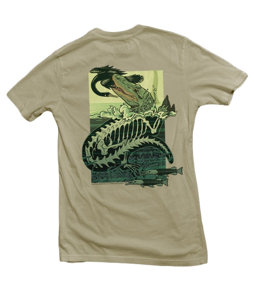 Teeth From Beneath Unisex  Olive T-Shirt