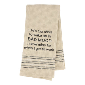 Bad Mood Dish Towel