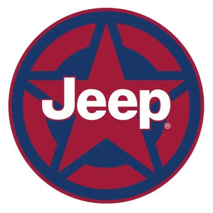 Red and Blue Star Jeep® Sticker