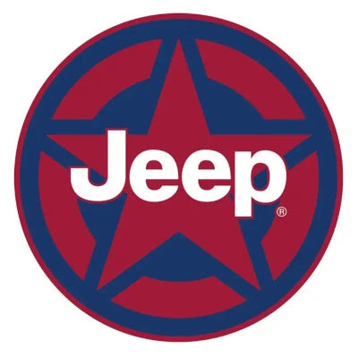 Red and Blue Star Jeep® Sticker