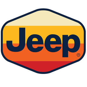 Jeep® Text Stripes Sticker