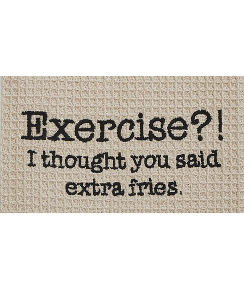 Excercise Dish Towel