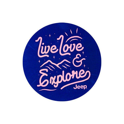 Live Love Explore Jeep® Sticker