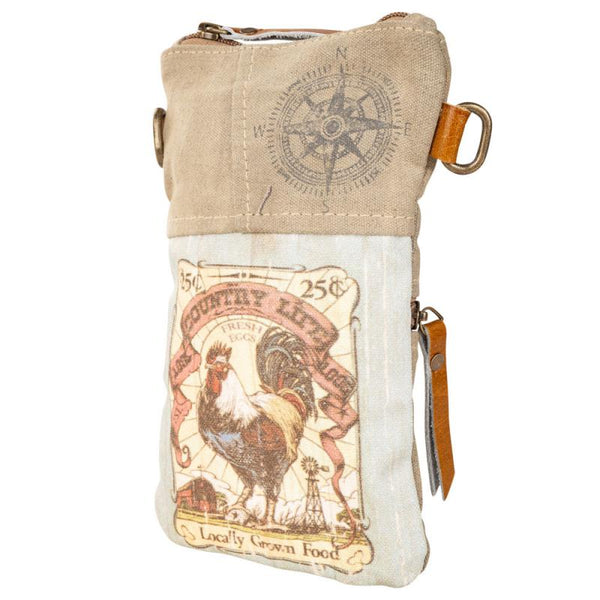 Country Life Vertical Wristlet Pouch