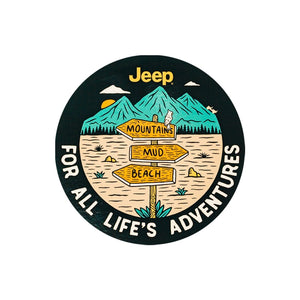For All Lifes Adventures Jeep® Sticker
