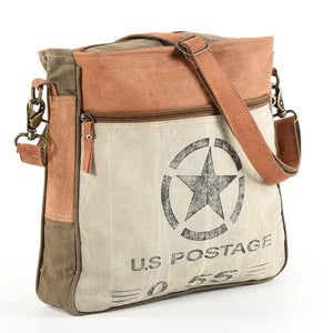 US Postage Star Crossbody Bag