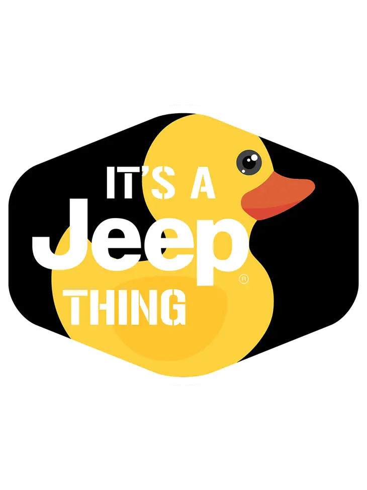 It's a Jeep® Thing Black Duck Sticker