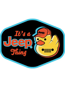It's a Jeep® Thing Black Grill Duck Sticker
