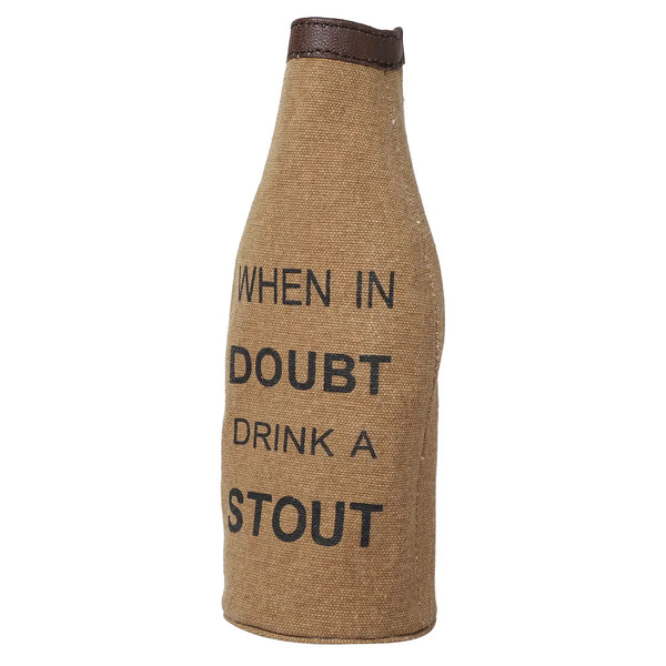 Doubt Stout Canvas Bottle Koozie
