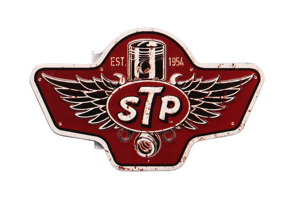 STP Wings Embossed Metal Magnet