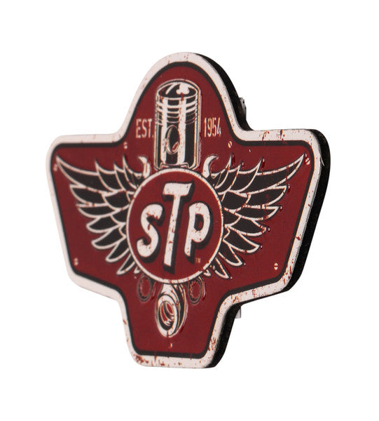 STP Wings Embossed Metal Magnet