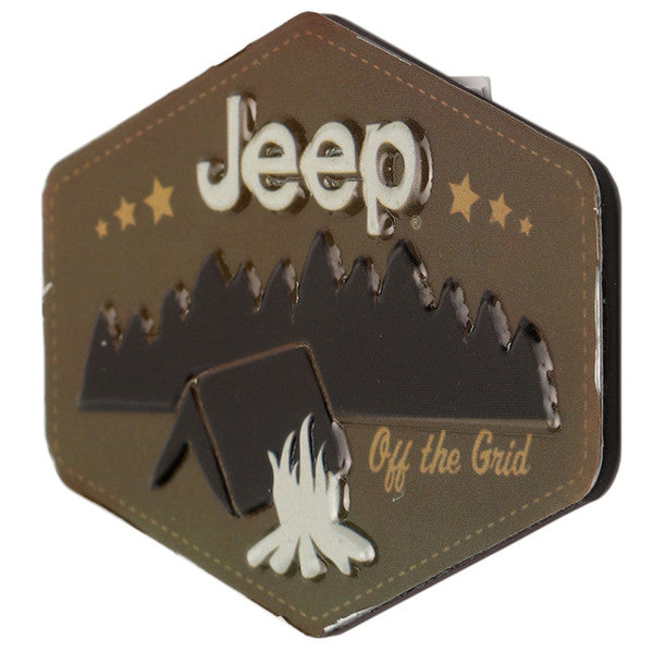 Jeep® Camping Embossed metal Magnet