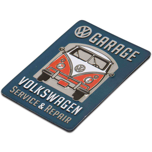 Volkswagen Service Embossed Metal Magnet