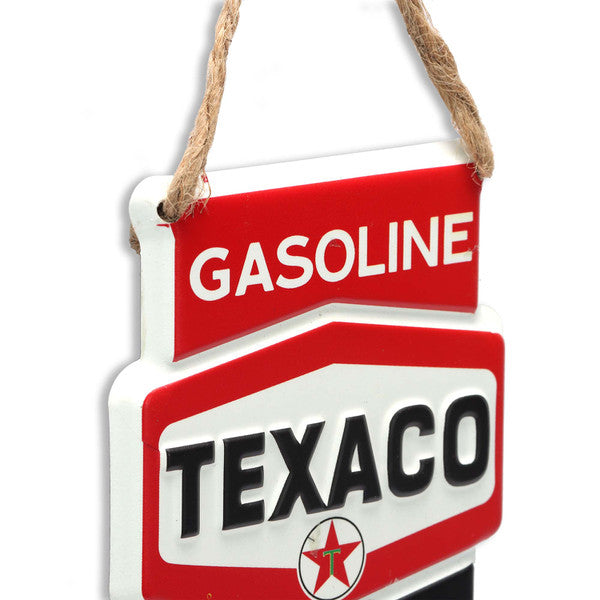 Texaco Motor Oil Shield Hanging Sign