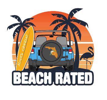 Beach Rated Florida Sticker