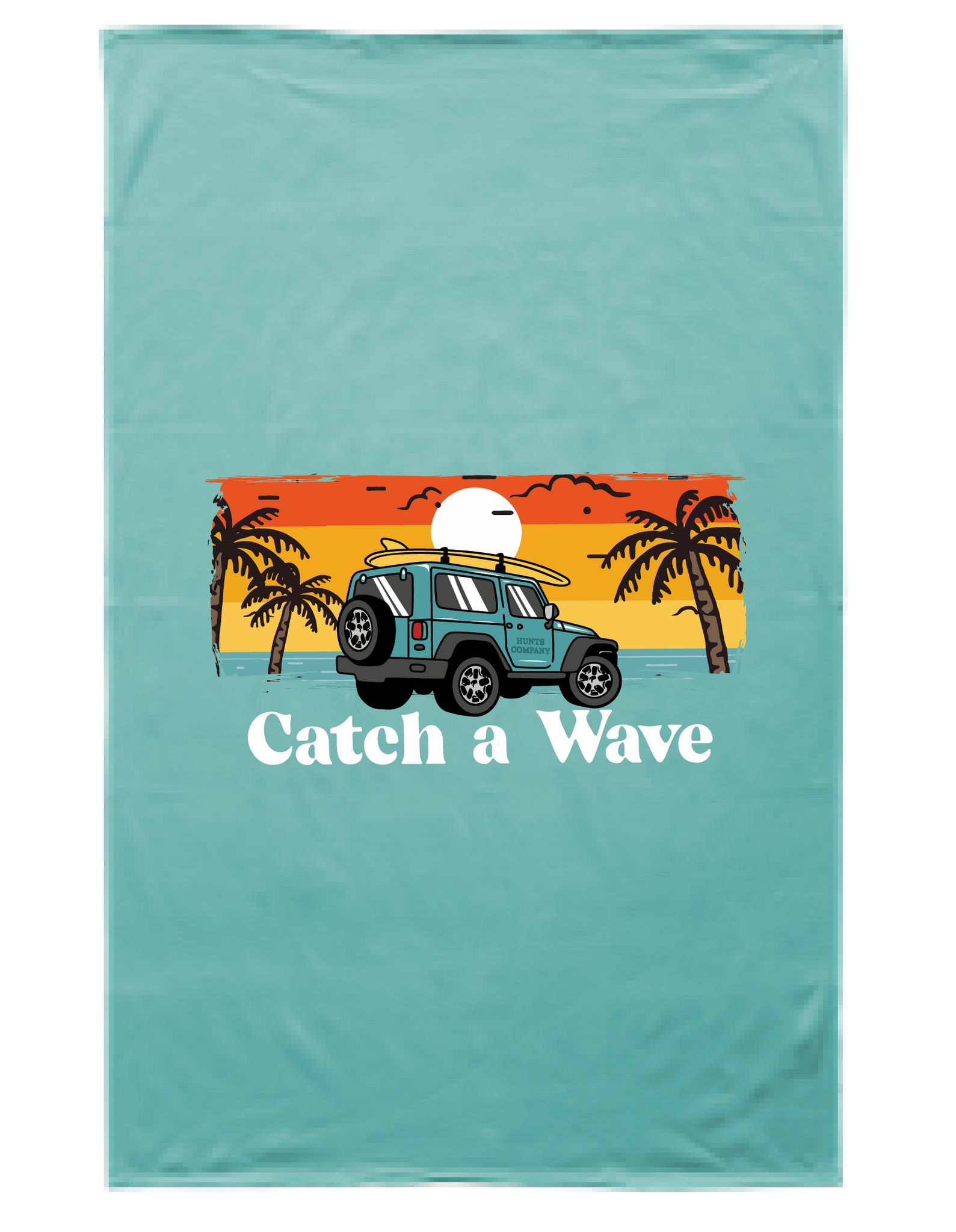 Catch A Wave Fleece Blanket