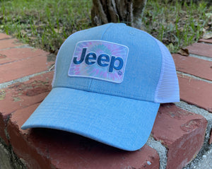Jeep Tie Dye Patch Trucker Cap