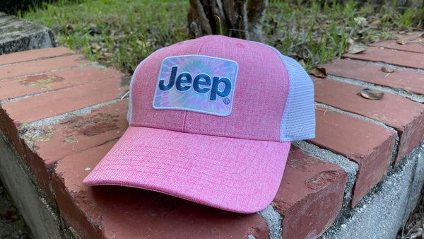 Jeep Tie Dye Patch Trucker Cap