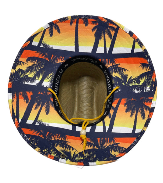 Catch a Wave Straw Lifeguard Hat