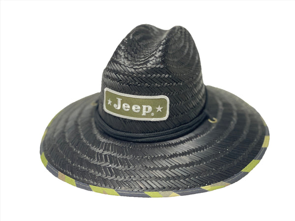 Jeep Stars Logo Straw Lifeguard Hat