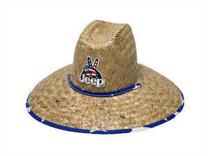 Jeep Wave Patch Lifeguard Straw Hat