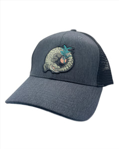 Ouroborus Patch Ponytail Trucker Hat