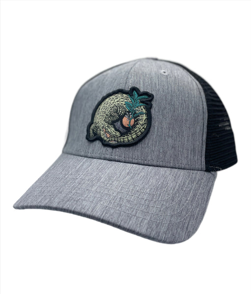 Ouroborus Patch Ponytail Trucker Hat