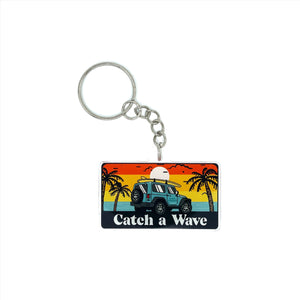 Catch a Wave Acrylic Keychain