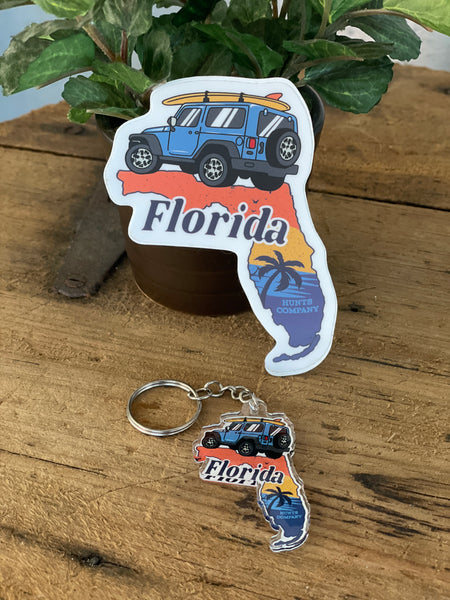 Florida Acrylic Keychain