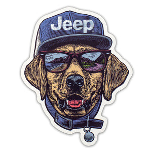 Jeep® Salty Dog Lab Sticker
