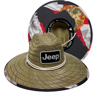 Jeep Straw Lifeguard Hat