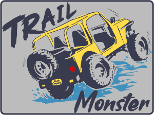Trail Monster Sticker
