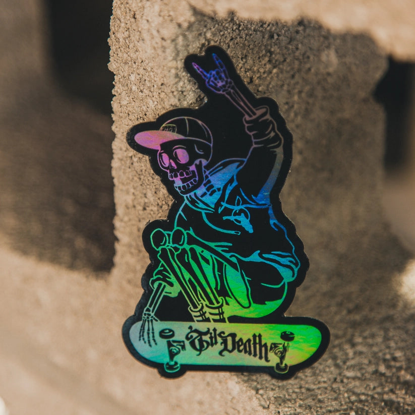 Til Death Holographic Sticker – Hunt Company