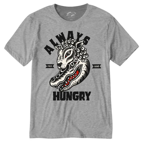 Always Hungry Unisex Gray T-Shirt