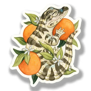 Sleeping Gator Sticker