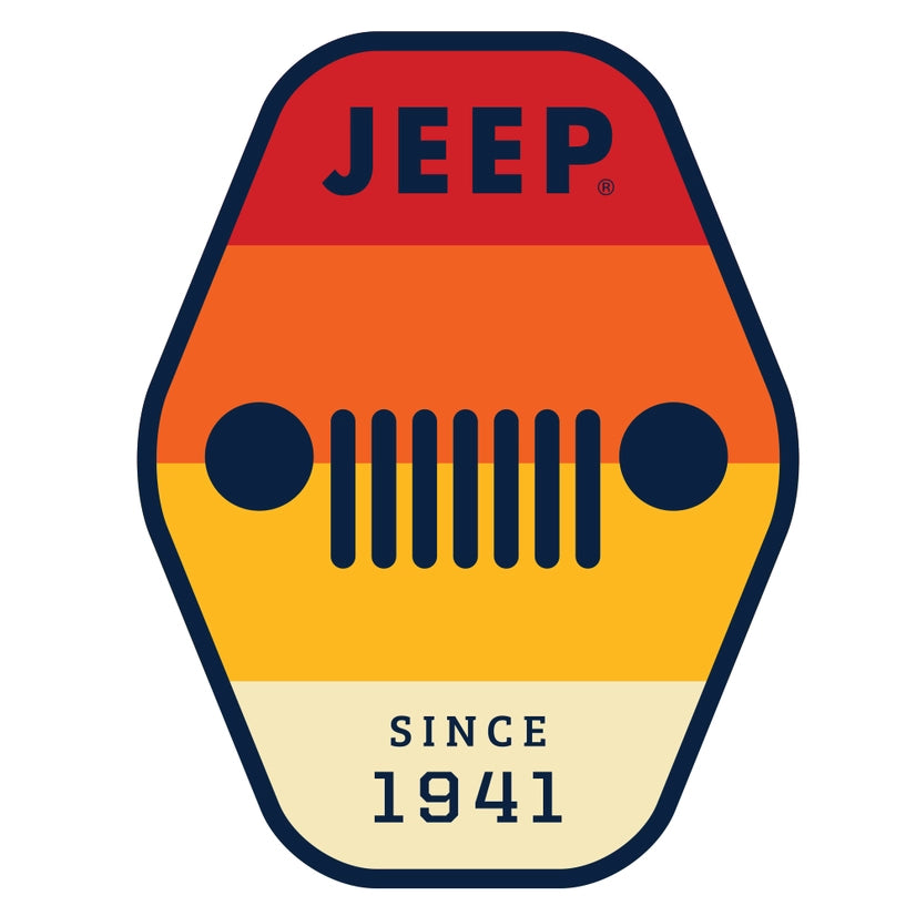 Jeep® 1941 Grille Hex Sticker