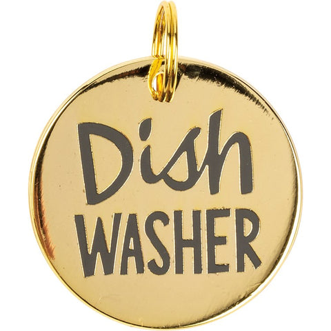 Dish Washer Pet Collar Charm