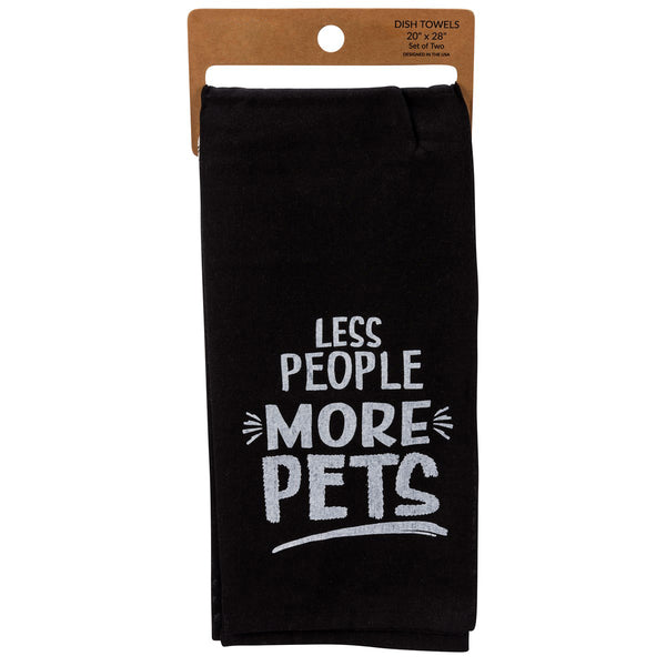 My Kids Have Paws/Less people More pets Kitchen Towel Set
