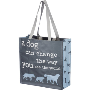 Dog Can Change the Way You See the World Market Tote