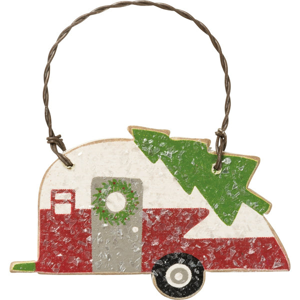 Campers Wooden Ornament