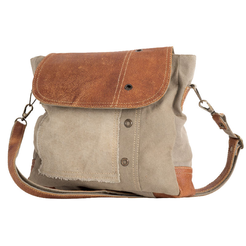 Plain Leather Shoulder Bag