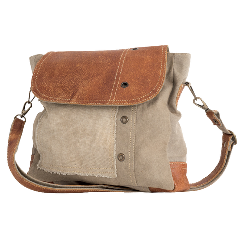 Plain Leather Shoulder Bag