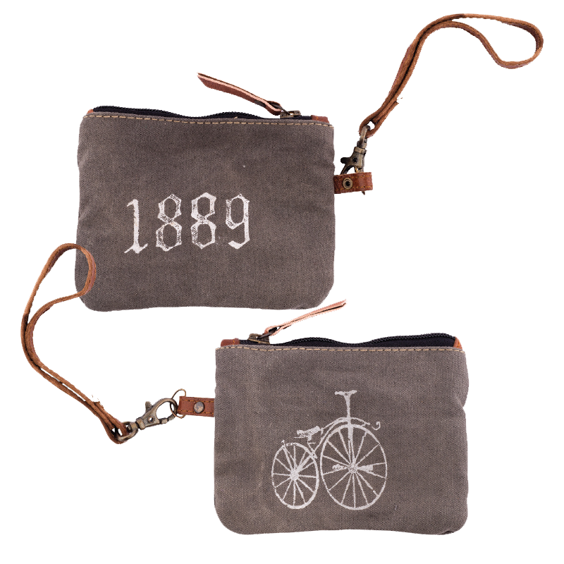 1889 Bicycle Coin Purse