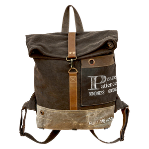 Peace and Patience Flap Over Backpack