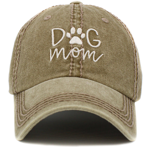 Dog Mom Paw Embroidery Hat