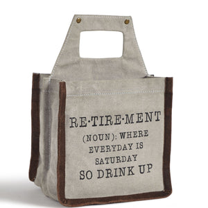 Drink Up 6 Pack Canvas Tote