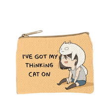 Got My Thinking Cat On Coin Purse